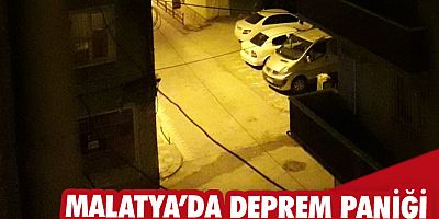 Malatya'da 4.1 büyüklüğünde deprem