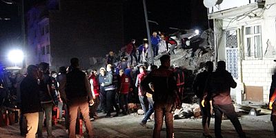 Malatya’da hasarlı bina çöktü: 1 kişi öldü