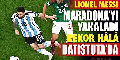 Messi, Maradona'yı yakaladı