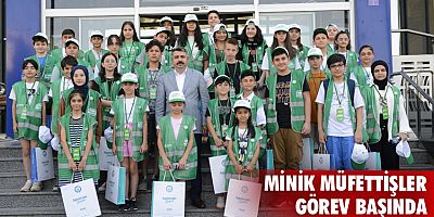 Minik müfettişler görev başında