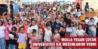 Molla Yegan Çocuk Üniversitesi ilk mezunlarını verdi