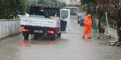 Muğla’da şiddetli yağış etkili oldu
