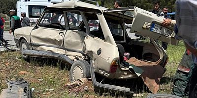 Muğla-Denizli yolunda kaza: 1 ölü, 1 yaralı