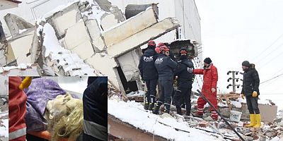 Nermin teyze 31 saat sonra sağ olarak çıkarıldı