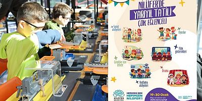 Nilüfer Belediyesi’nden çocuklara yarıyıl hediyesi