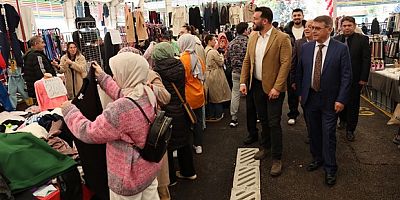 Nilüfer’in 7’nci giyim pazarı açıldı