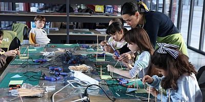 Nilüferli çocukların tatili dolu dolu geçiyor