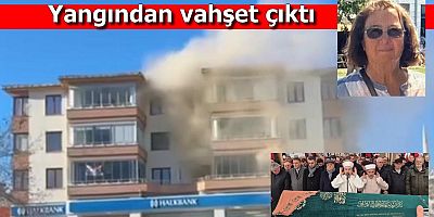 Önce öldürmüş sonra evi yakmış