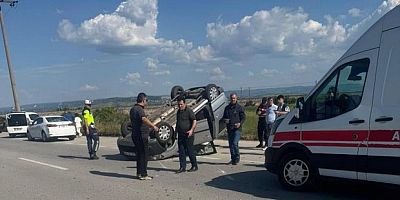 Yenişehir'de trafik kazası: 3 yaralı