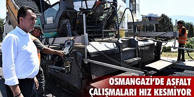 Osmangazi’de çalışmalar hız kesmiyor