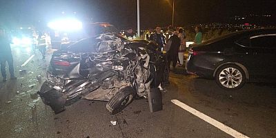 Otobanda feci kaza: 1 yaralı