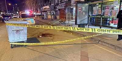 Otobüs beklerken vuruldu