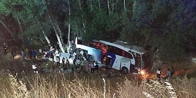 Otobüs şarampole uçtu: 11 ölü, 16 yaralı