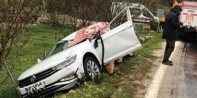 Otomobil ile tır çarpıştı: 1 ölü, 2 yaralı