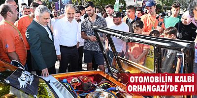 Otomobilin kalbi Orhangazi’de attı