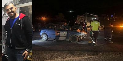 Otomobille kamyon çarpıştı: 1 ölü, 2 yaralı