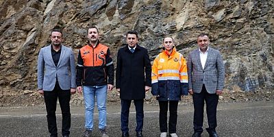 Ovacık yolunda tehlikeli virajlar genişletiliyor