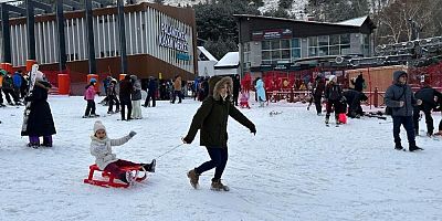 Palandöken'de yarıyıl tatili yoğunluğu
