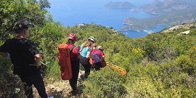 Pilot ve Rus turist yaralandı