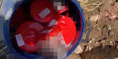 Plastik kutularda 21 cenin bulundu