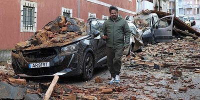 Portekiz'i Kristin fırtınası vurdu: 5 ölü