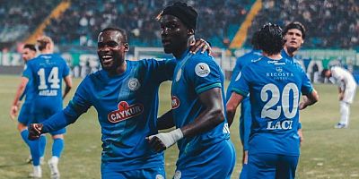 Rize'de 45 dakikada 2 gol
