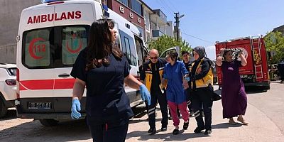 Saç kurutma makinesi evi yaktı