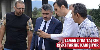 Samanlı’da taşkın riski tarihe karışıyor