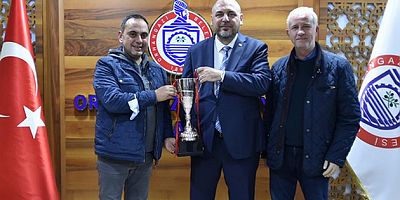 Şampiyondan Başkan'a ziyaret