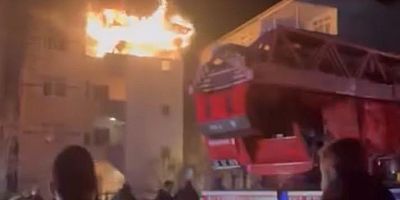 Samsun'da çatı katı yandı: 1 yaralı