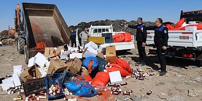 Şanlıurfa'da 5 ton bozuk gıda ele geçirildi