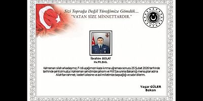  Şehidimiz Hava Pilot Binbaşı İbrahim Bolat 
