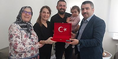 Şehit ailesine ziyaret