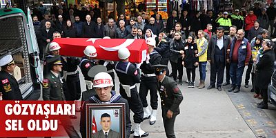 Şehit uzman çavuş son yolculuğuna uğurlandı