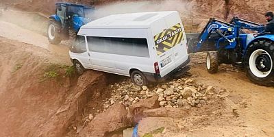 Şiddetli yağış hayatı olumsuz etkiledi