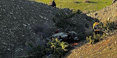 Siirt’te otomobil şarampole yuvarlandı: 1 ölü, 1 yaralı