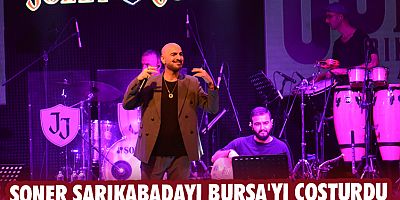 Soner Sarıkabadayı Bursa'da sevenleriyle buluştu