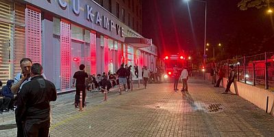Sporcu kamp merkezinde çıkan yangın söndürüldü