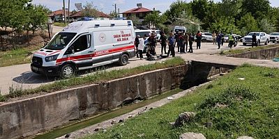 Sulama kanalında ölü bulundu