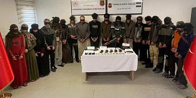 Suriye'de 18 DEAŞ'lı ve PKK'lı teröristi yakaladı