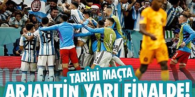 Tarihi maçta Arjantin yarı finalde!