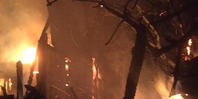 Tek katlı ev kullanılamaz hale geldi