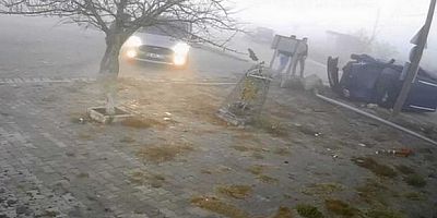 Tekirdağ'da trafik kazası: 1 yaralı