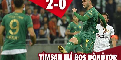 Timsah Erzincan'dan eli boş dönüyor: 2-0