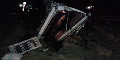 Tokat’ta minibüs devrildi: 1 yaralı
