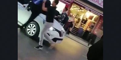 Trafik kavgasında darp!