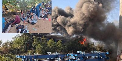 Treninin üzerine vinç devrildi: 22 ölü, 55 yaralı