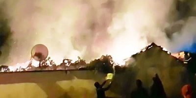 Turgutlu’da yangın paniği