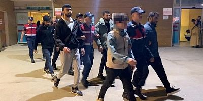 Ülkeye kaçak yollarla giren 7 şahıs yakalandı