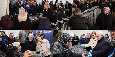 Ulu Cami'de Ramazan'a tatlı başlangıç